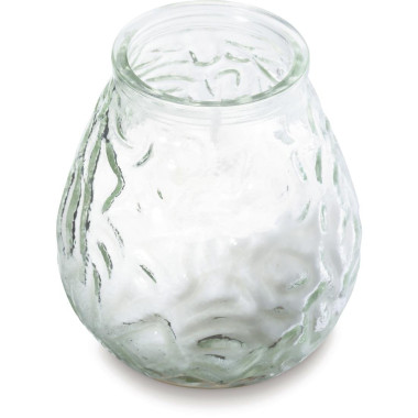 Bougies vénitiennes Low Boy transparentes (Lot de 12) - BOLSIUS