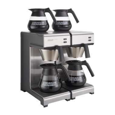Machine à café à filtration rapide Bravilor Mondo Twin - 404 x 406 x 446 mm - BRAVILOR BONAMAT