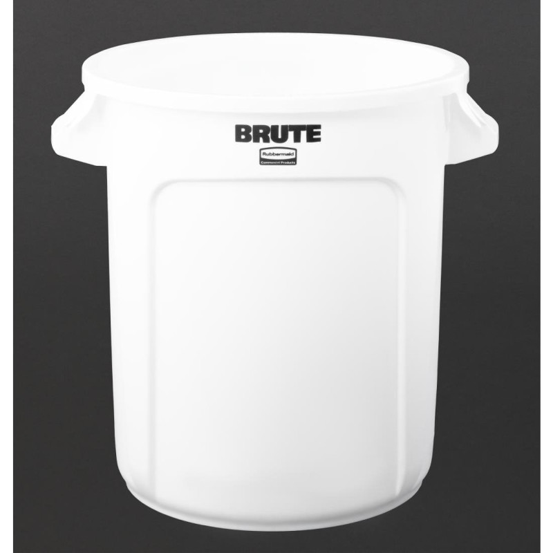 Collecteur Rubbermaid blanc 37,9L - BRUTE