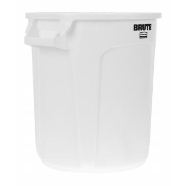 Collecteur Rubbermaid blanc 37,9L - BRUTE