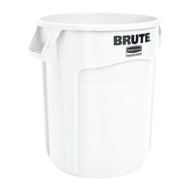 Collecteur Rubbermaid blanc 76L - BRUTE