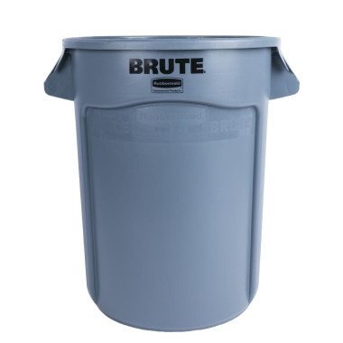Collecteur Rubbermaid gris 121,1L - BRUTE