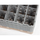 Casier à verres 16 compartiments Camrack beige hauteur max 257mm - 500 x 500 x 308 mm - CAMBRO