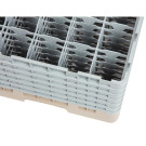 Casier à verres 25 compartiments Camrack beige hauteur max 298mm - 500 x 500 x 349 mm - CAMBRO