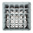 Casier à verres 25 compartiments Camrack beige hauteur max 298mm - 500 x 500 x 349 mm - CAMBRO