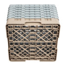 Casier à verres 25 compartiments Camrack beige hauteur max 298mm - 500 x 500 x 349 mm - CAMBRO