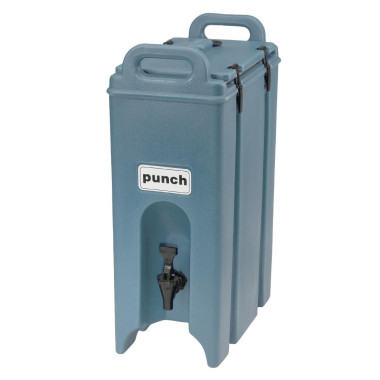 Distributeur de boissons isotherme Camtainer 500LCD 18L bleu ardoise - CAMBRO