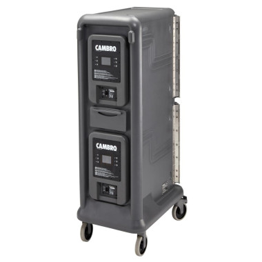 Grand chariot Pro Cart Ultra chaud/chaud 2 portes anthracite - 863 x 556 x 1501 mm - CAMBRO