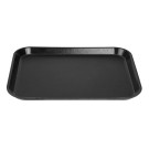 Plateau rectangulaire antidérapant en fibre de verre EpicTread noir 350mm - 350 x 270 x 21 mm - CAMBRO