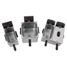 Friteuse de comptoir double peu intensive 2x 3,5L - 415 x 429 x 240 mm - CATERLITE