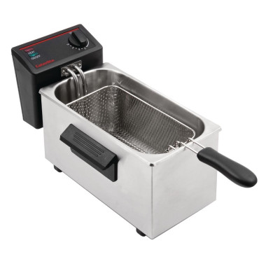 Friteuse de comptoir simple peu intensive 3,5L - 232 x 429 x 240 mm - CATERLITE