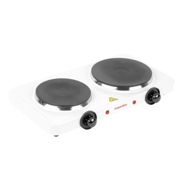 Plaque de cuisson électrique double - 460 x 250 x 65 mm - CATERLITE