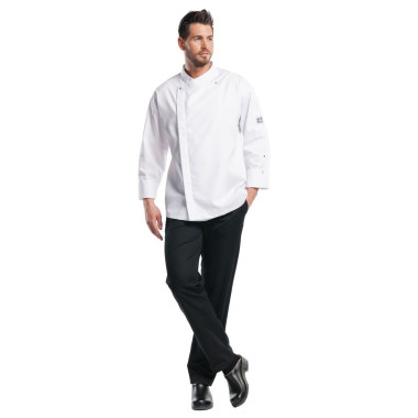 Pantalon de cuisine mixte Nero noir 38 - CHAUD DEVANT