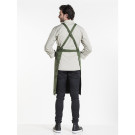 Tablier bavette croisé mixte Nordic vert 75x100 cm - 220 x 20 x 280 mm - CHAUD DEVANT