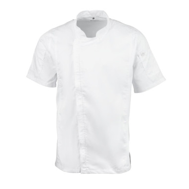 Veste de cuisine mixte Cool Vent Urban Springfield blanche M - CHEF WORKS