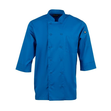 Veste de cuisine mixte bleue XL - CHEF WORKS
