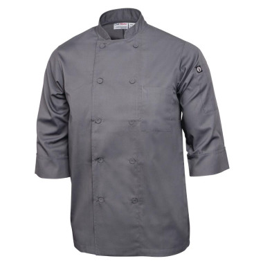 Veste de cuisine mixte grise XXL - CHEF WORKS