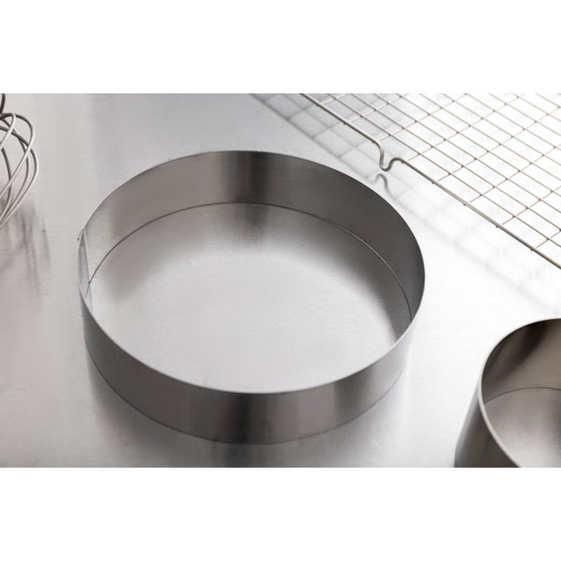Cercle à mousse inox - Ref GM376 - DE BUYER