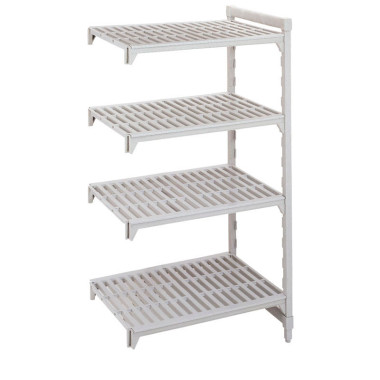 Étagère 4ét. claire-voie 600 x 1435 x 1800 mm blanc moucheté - Cambro  au meilleur prix sur Restock CHR