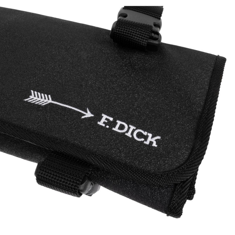 Trousse enroulable en tissu avec sangle noire 11 pièces - DICK