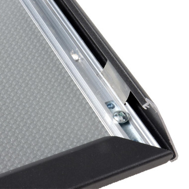 Cadre clipsable Europel A4 25mm noir mat - DTM PRIMERA