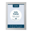 Cadres d'affichage autocollants Europel A5 argent (lot de 2) - DTM PRIMERA