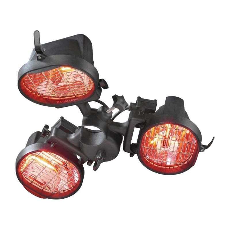 Chauffage de terrasse électrique 1500W Parasol - EUROM
