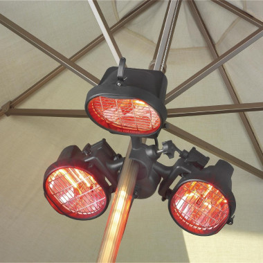 Chauffage de terrasse électrique 1500W Parasol - EUROM