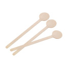 Agitateurs à cocktail biodégradables en bois 100mm (Lot de 100) - FIESTA COMPOSTABLE