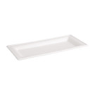 Assiettes rectangulaires compostables en bagasse 258mm (lot de 50) - FIESTA COMPOSTABLE