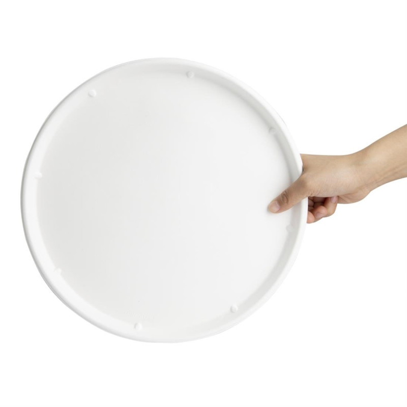 Assiettes rondes en bagasse 304 mm (lot de 50) - FIESTA COMPOSTABLE