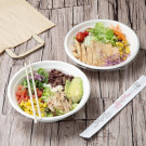 Bols à poke en bagasse 682ml (lot de 50) - 208 x 208 x 120 mm - FIESTA COMPOSTABLE