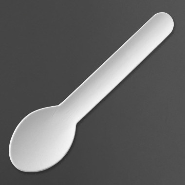 Cuillères à café en papier 132 mm (lot de 100) - FIESTA COMPOSTABLE
