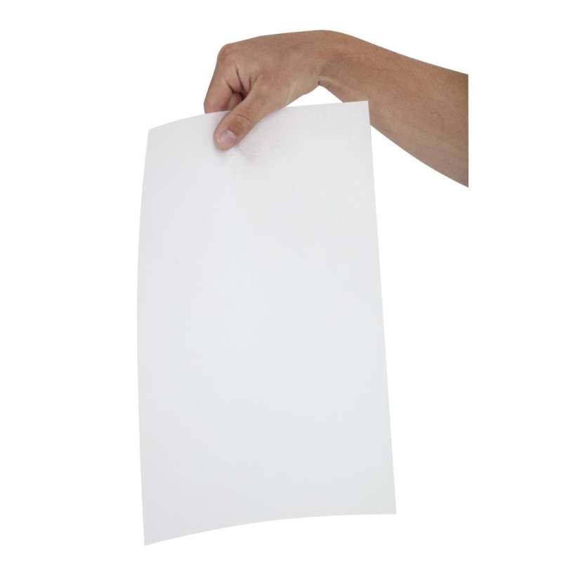 Papier d'emballage burger blanc (lot de 200) - Ref HY789 - FIESTA COMPOSTABLE