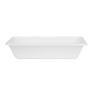 Barquettes alimentaires en bagasse Fiesta Compostable 500ml (lot de 100) - 128 x 181 x 38 mm - FIESTA RECYCLABLE