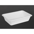 Barquettes alimentaires en bagasse Fiesta Compostable 650ml (lot de 100) - 128 x 181 x 45 mm - FIESTA RECYCLABLE