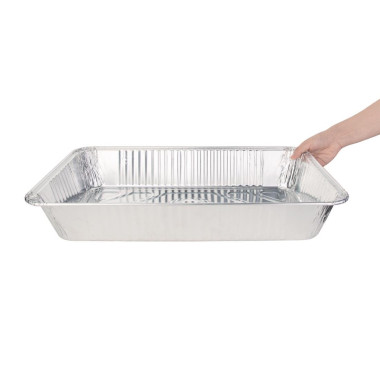 Barquettes aluminium GN 1/1 - 320 x 530 x 78 mm - FIESTA RECYCLABLE