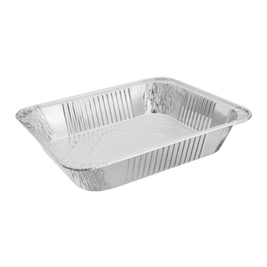 Barquettes aluminium GN 1/2 - 260 x 320 x 67 mm - FIESTA RECYCLABLE