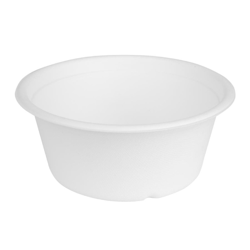 Bols en bagasse Fiesta Compostable 400 ml (lot de 50) - 135 x 135 x 205 mm - FIESTA RECYCLABLE