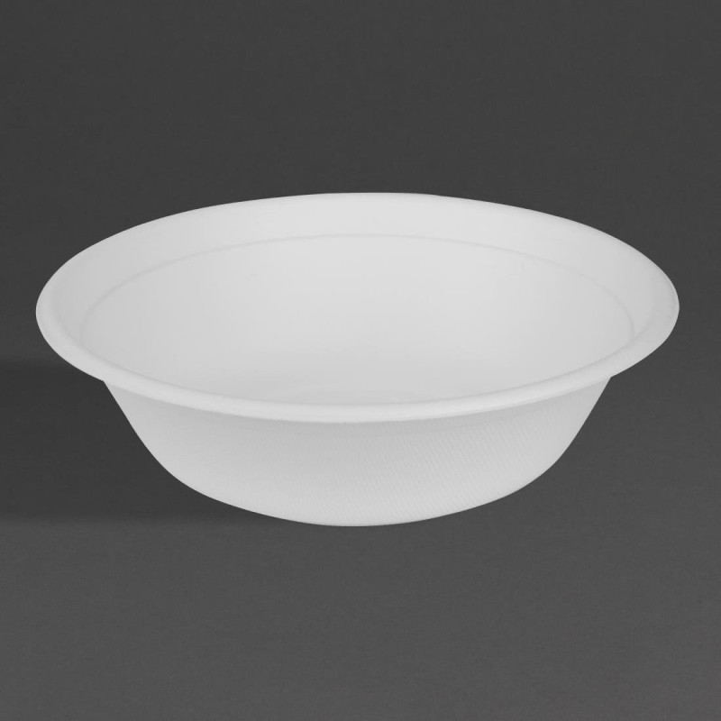 Bols à poke en bagasse Fiesta Compostable 909ml (lot de 50) - 208 x 208 x 150 mm - FIESTA RECYCLABLE