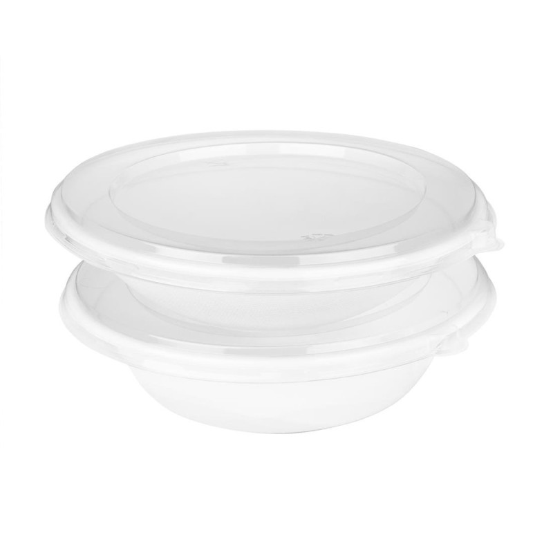 Bols à poke en bagasse Fiesta Compostable 909ml (lot de 50) - 208 x 208 x 150 mm - FIESTA RECYCLABLE