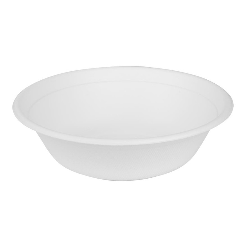 Bols à poke en bagasse Fiesta Compostable 909ml (lot de 50) - 208 x 208 x 150 mm - FIESTA RECYCLABLE