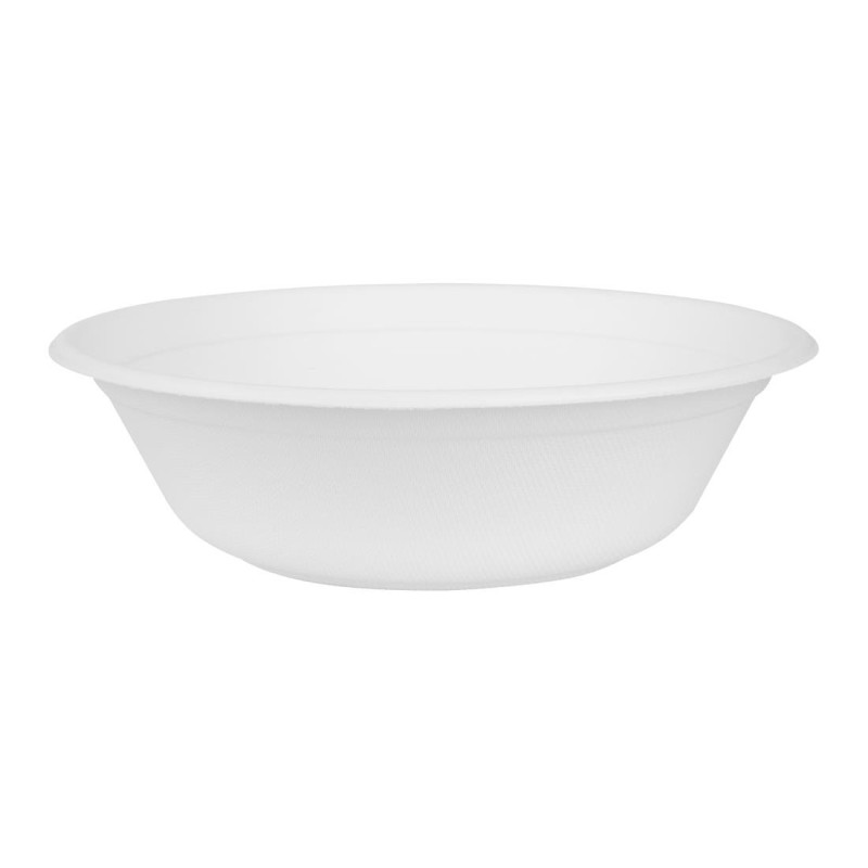 Bols à poke en bagasse Fiesta Compostable 909ml (lot de 50) - 208 x 208 x 150 mm - FIESTA RECYCLABLE