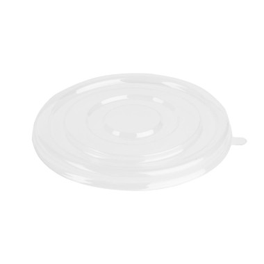 Couvercles PET pour bols de 400/500 ml (lot de 50) - 142 x 142 x 180 mm - FIESTA RECYCLABLE