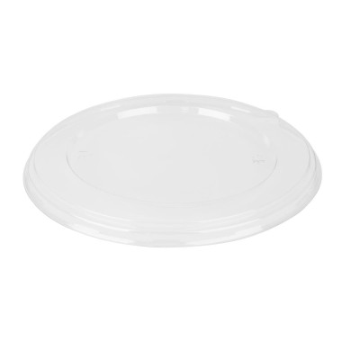 Couvercles PET pour poke bowls 682/909 ml (lot de 50) - 216 x 216 x 184 mm - FIESTA RECYCLABLE