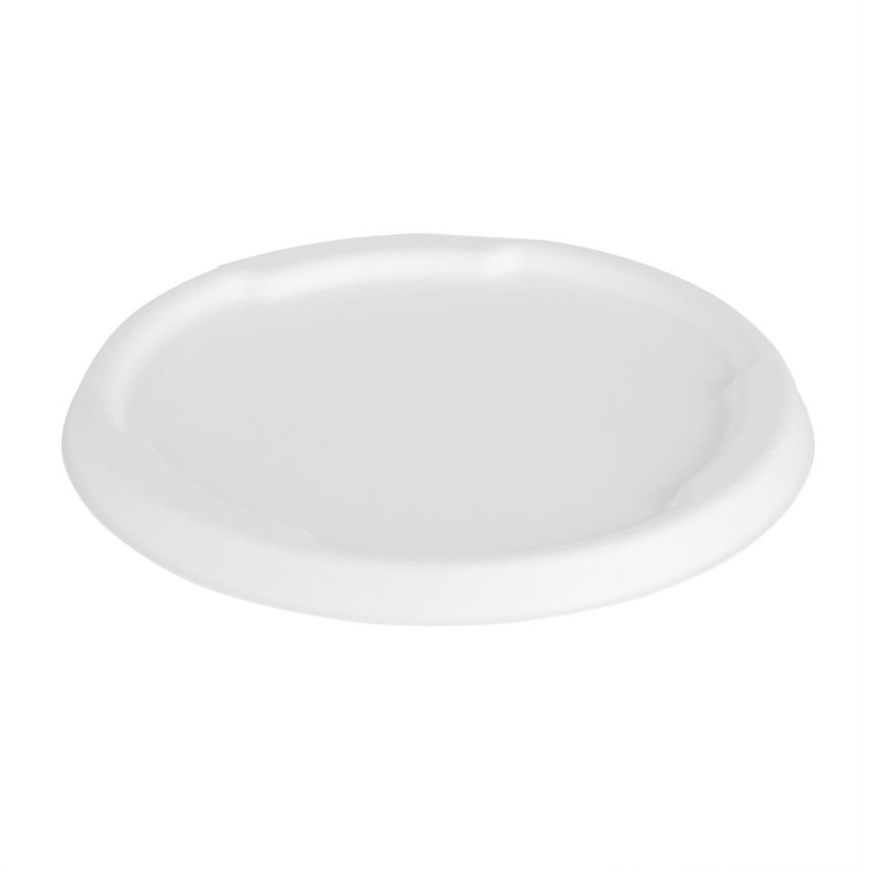 Couvercles en bagasse Fiesta Compostable pour bols de 750/900 ml (lot de 50) - 167 x 167 x 175 mm - FIESTA RECYCLABLE