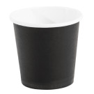 Gobelets jetables à café espresso noirs 120ml (lot de 50) - FIESTA RECYCLABLE