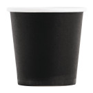 Gobelets jetables à café espresso noirs 120ml (lot de 50) - FIESTA RECYCLABLE