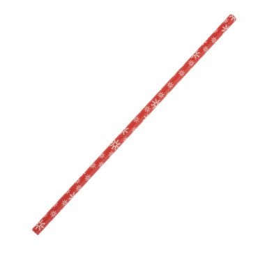 Pailles en papier Fiesta Compostable flocon de neige 210mm (lot de 250) - FIESTA RECYCLABLE