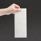 Serviettes pochettes Airlaid Premium Tablin blanches 48x40cm (lot de 400) - FIESTA RECYCLABLE
